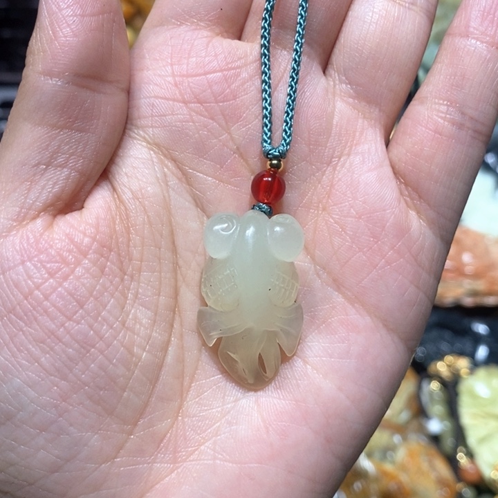 岫玉毛衣链未镶嵌