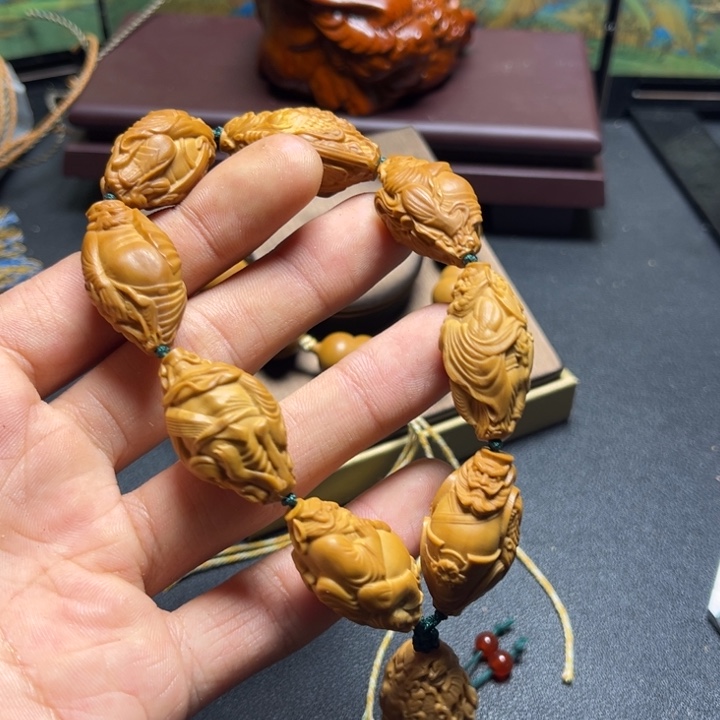 手串/手链橄榄核橄榄核雕钟馗