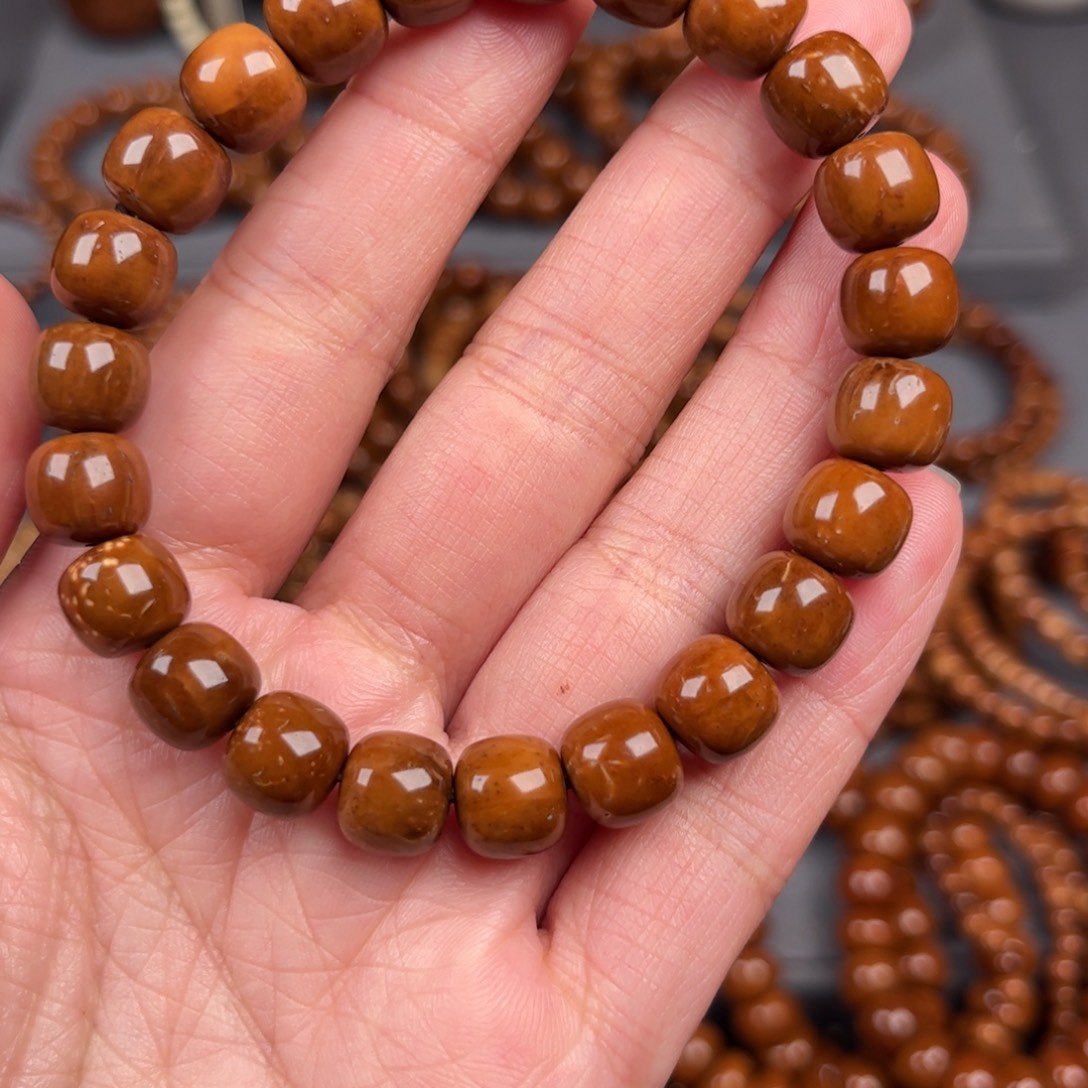 醉***花果皮9*10老型手串单圈福利不退不换