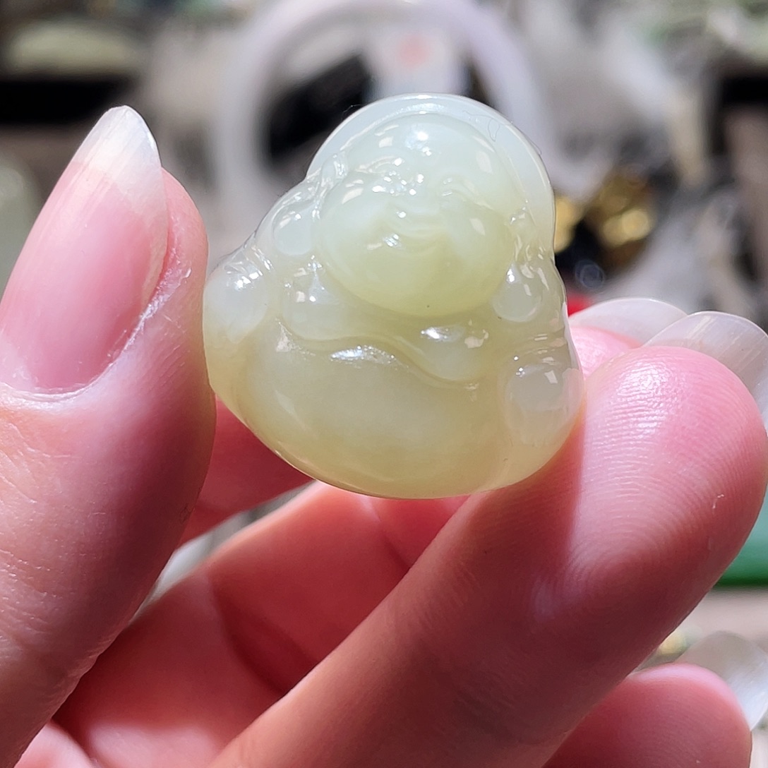 和田玉吊坠(不含链)未镶嵌小微瑕