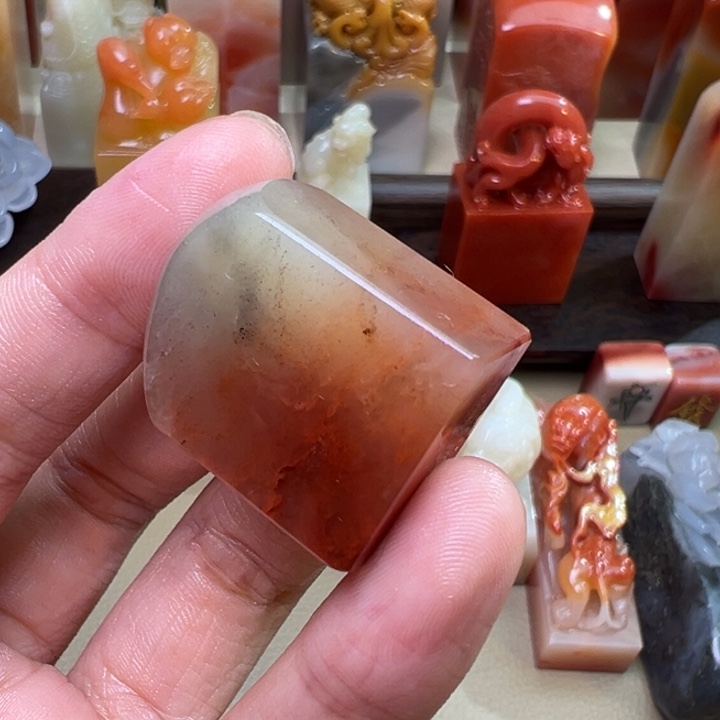 均***者印石寿山石晶莹剔透