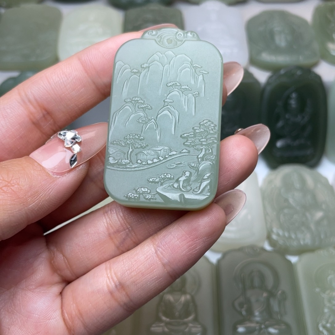 和田玉颈饰未镶嵌