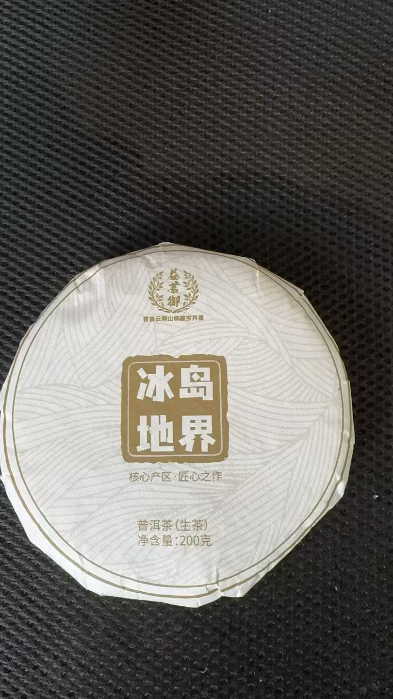12月26日 200克 23年冰岛地界    生茶饼茶  T6124