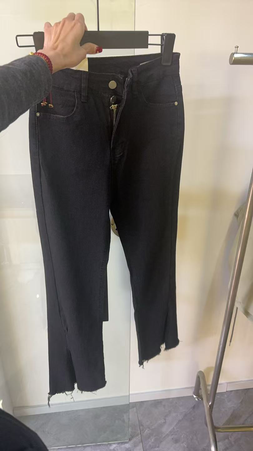 黑色长裤韩版修身休闲时尚s码80到98