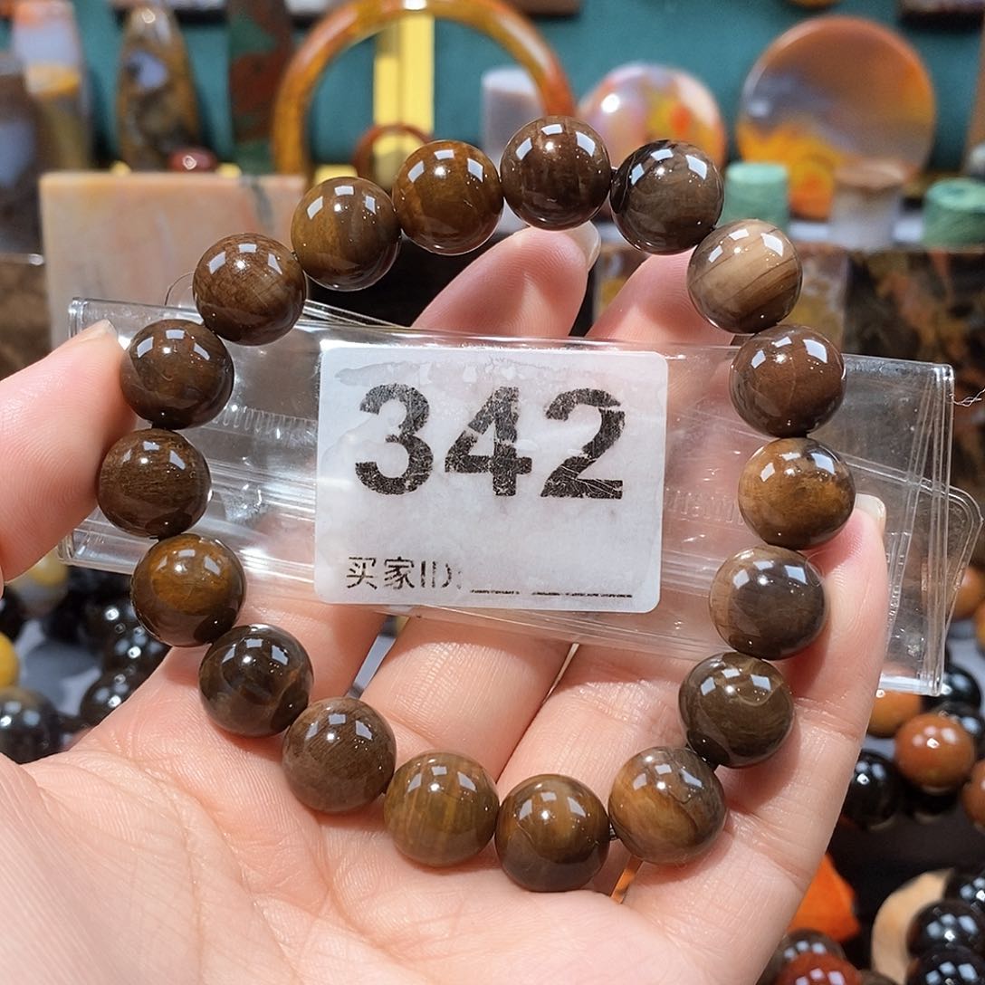 硅化玉天然北票硅化玉手串未镶嵌天然北票硅化玉手串