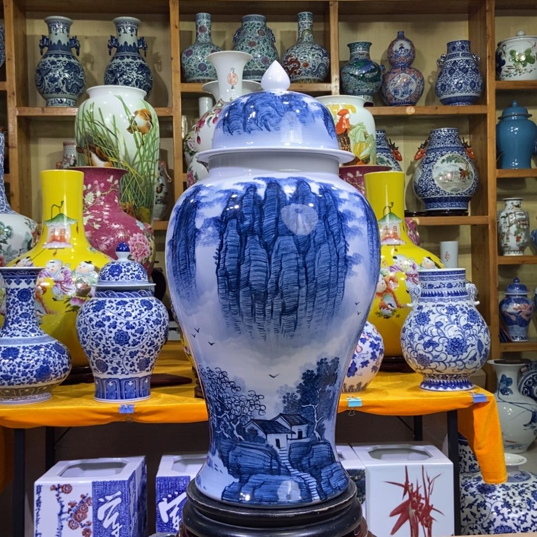 瓶景德镇陶瓷花瓶摆件