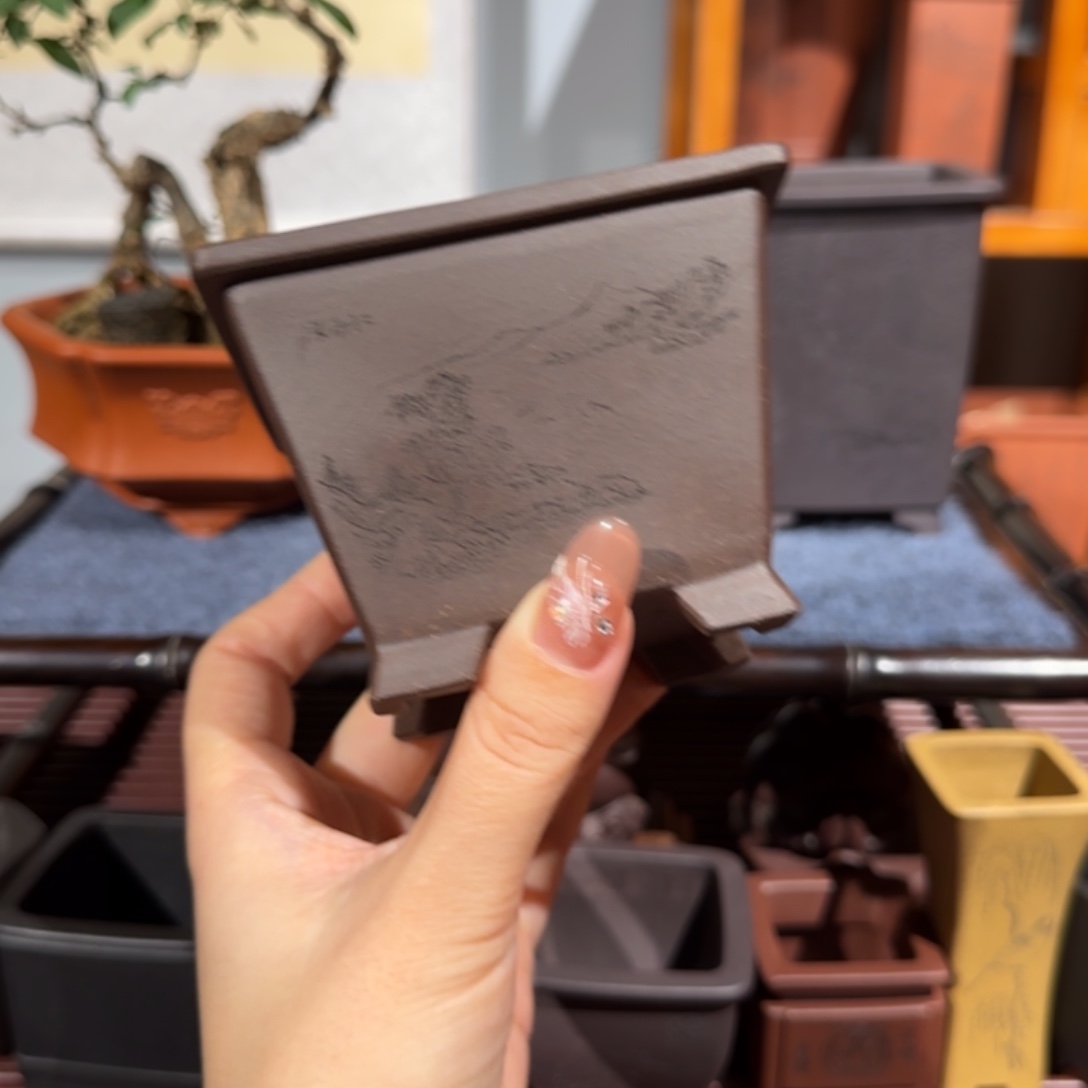 紫砂花盆全手工制作