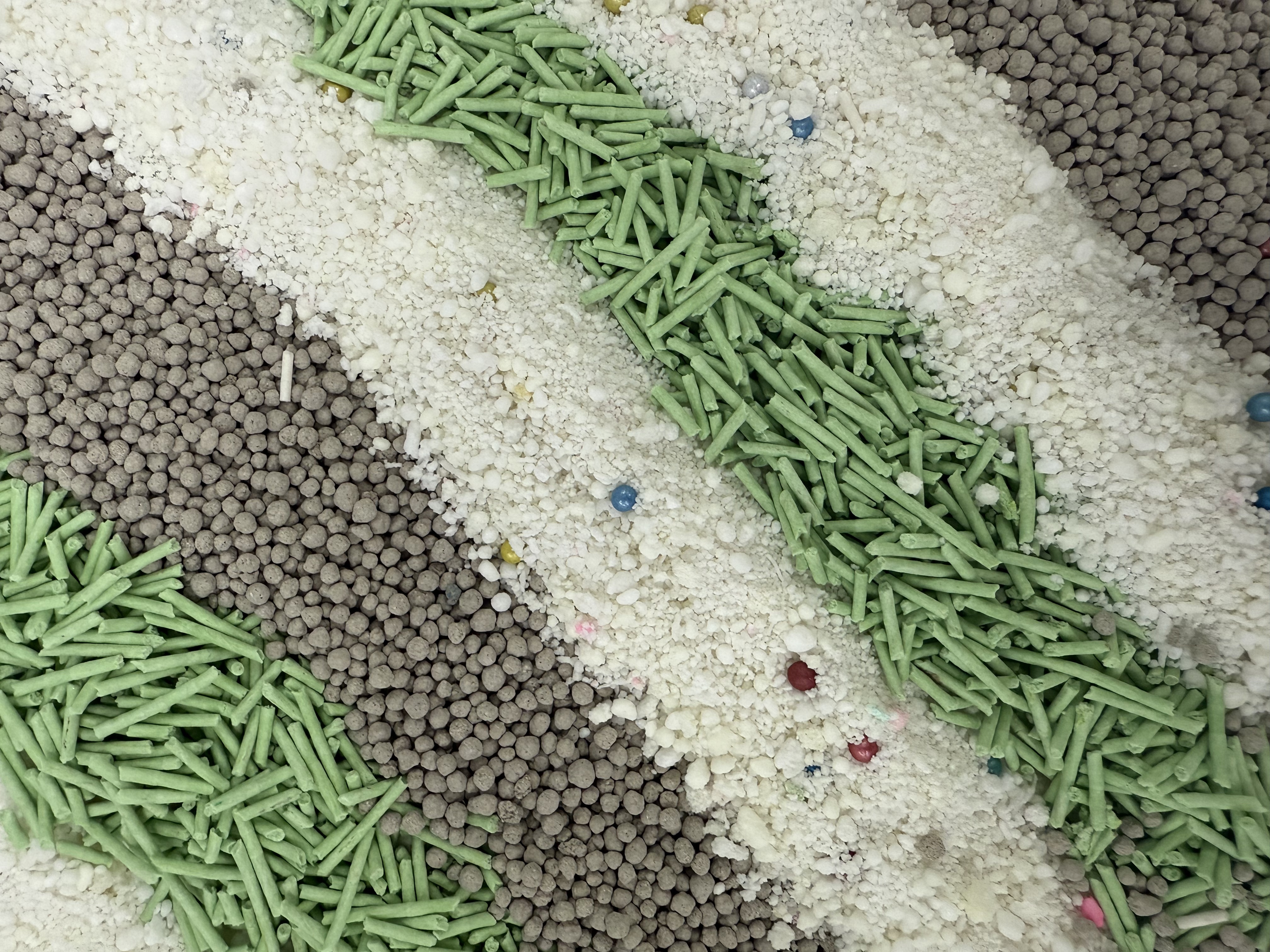 四合一木薯豆腐膨润土混合猫砂结团清香遮臭味猫咪用品【样品装】