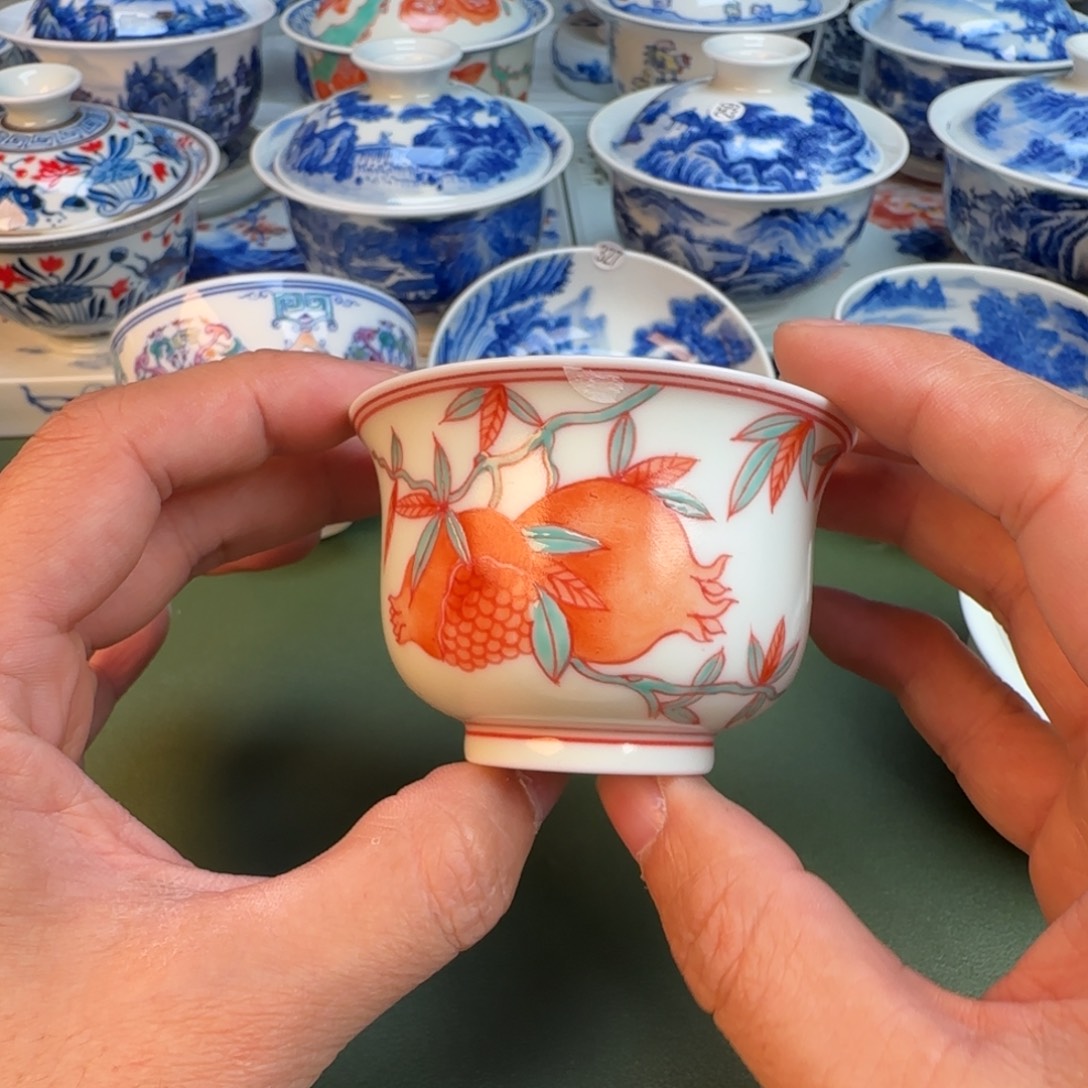 陶纯手工纯手绘茶具350