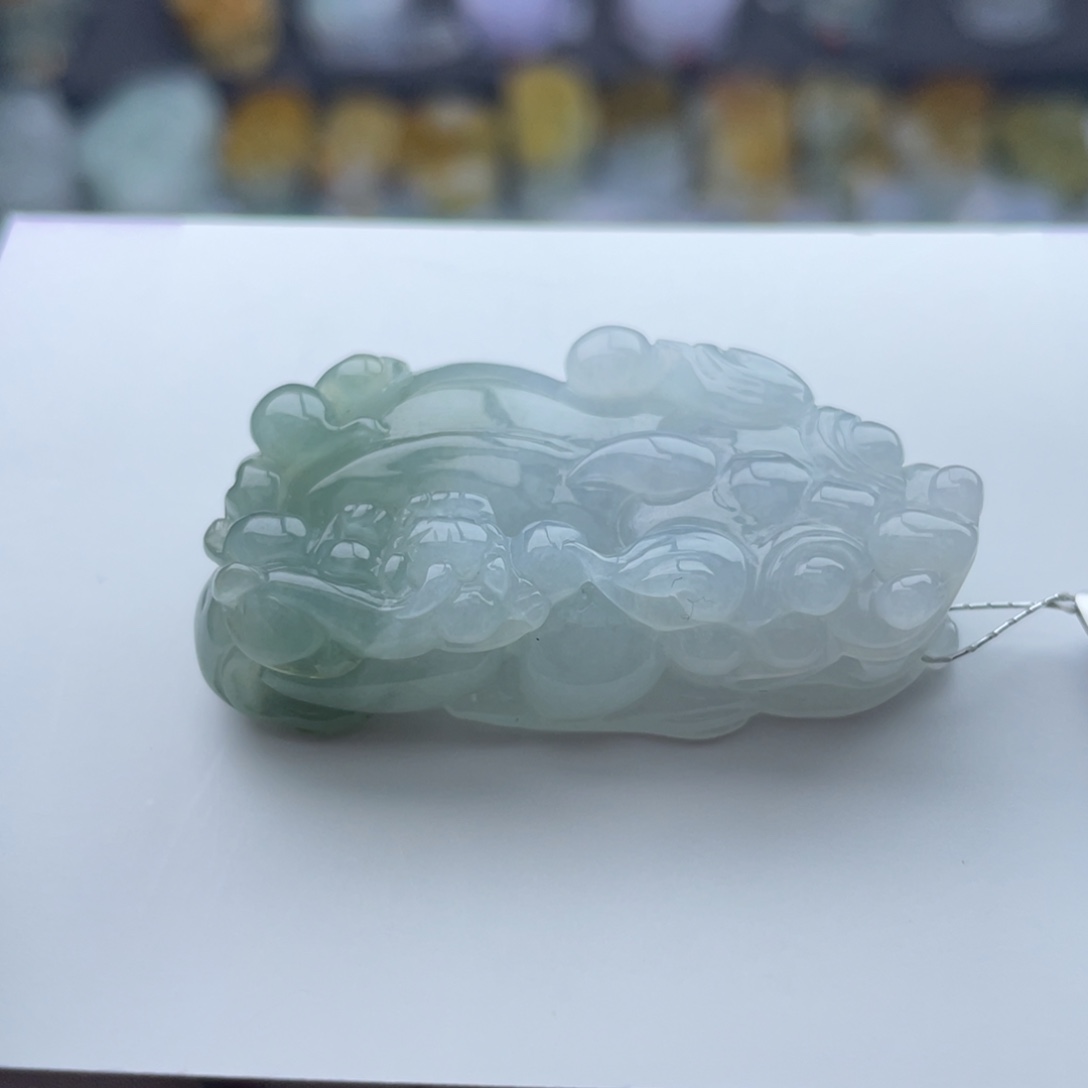 翡翠颈饰未镶嵌貔貅