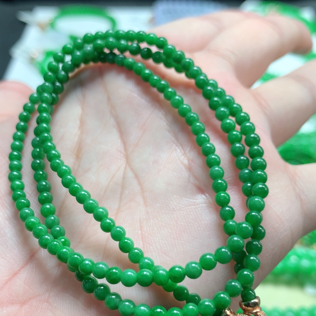 翡翠未镶嵌手链翡翠