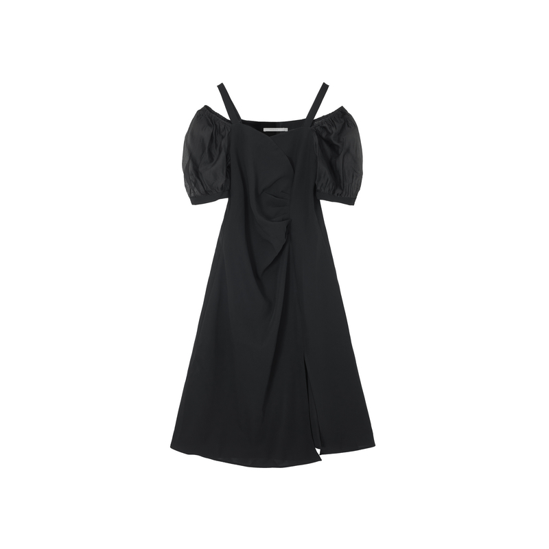 【诗语专属】DK4112610连衣裙方领连衣裙轻奢夏季小众