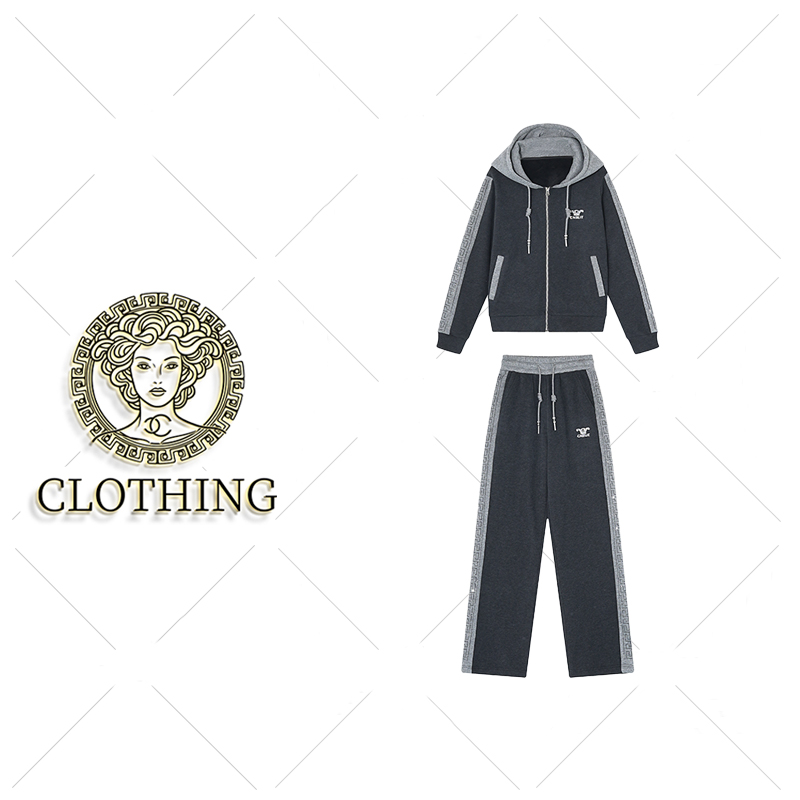 【CLOTHING/原创设计】B98382新款洋气百搭休闲套装