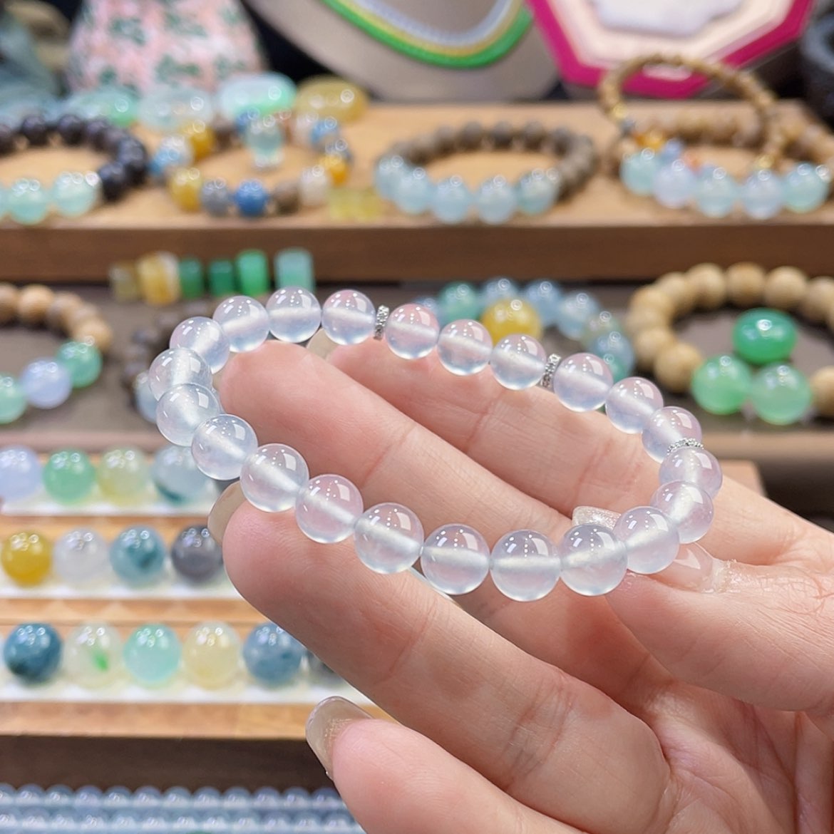 【闪购商品】翡翠颈饰未镶嵌白刚