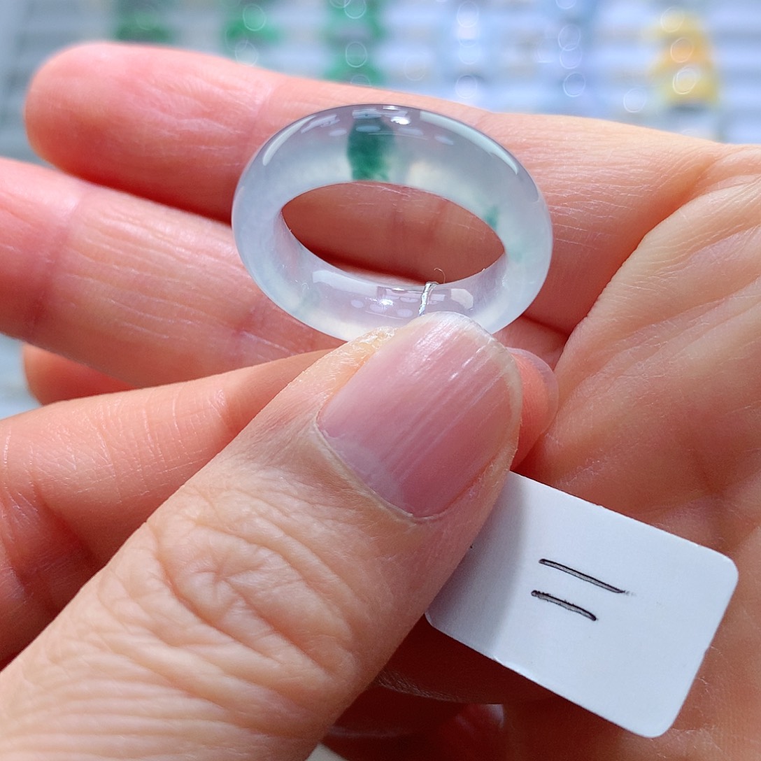 翡翠戒指未镶嵌11号