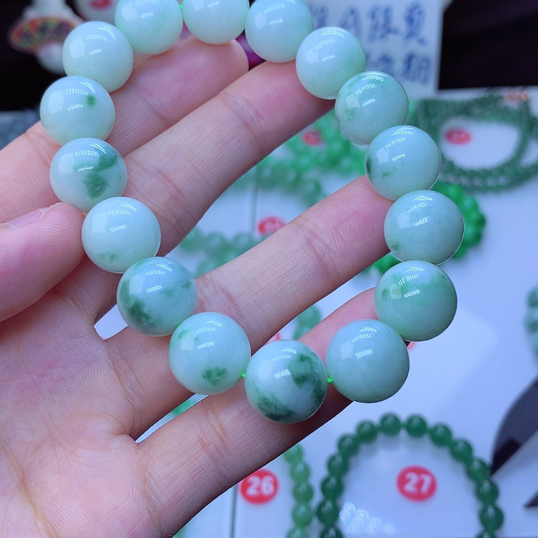 翡翠毛衣链未镶嵌