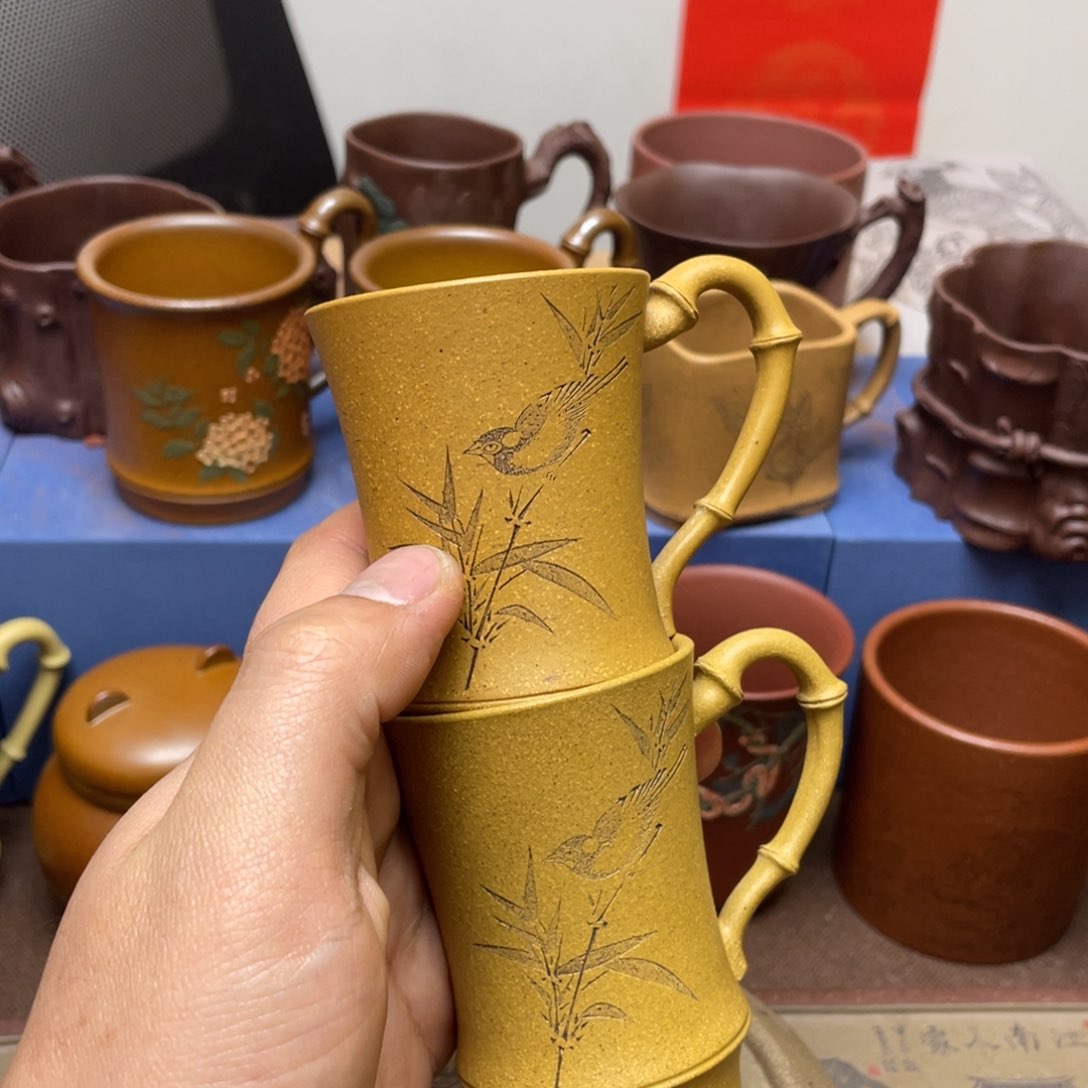 紫砂茶杯自**泊紫砂主人杯100cc