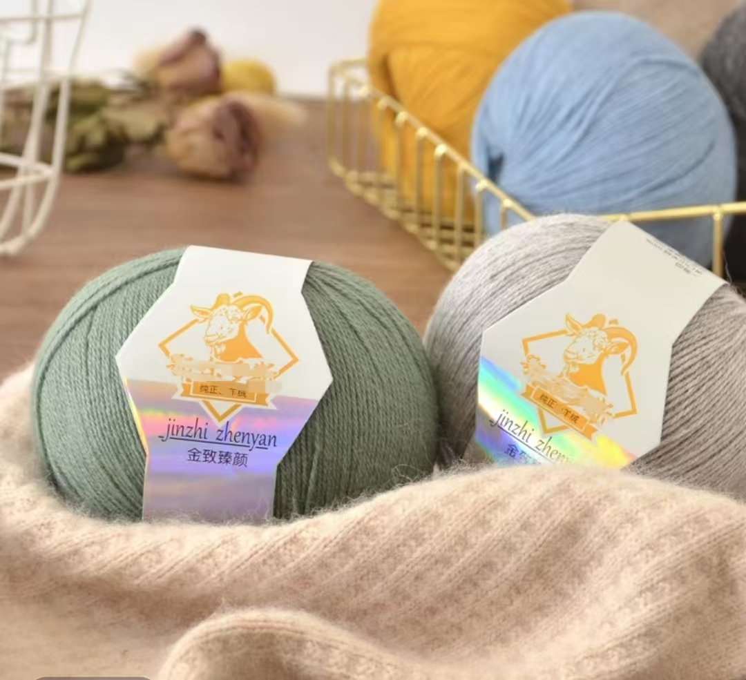 【新品上市】产自意大利 高品质手编羊绒 出口订单库存 针织编织