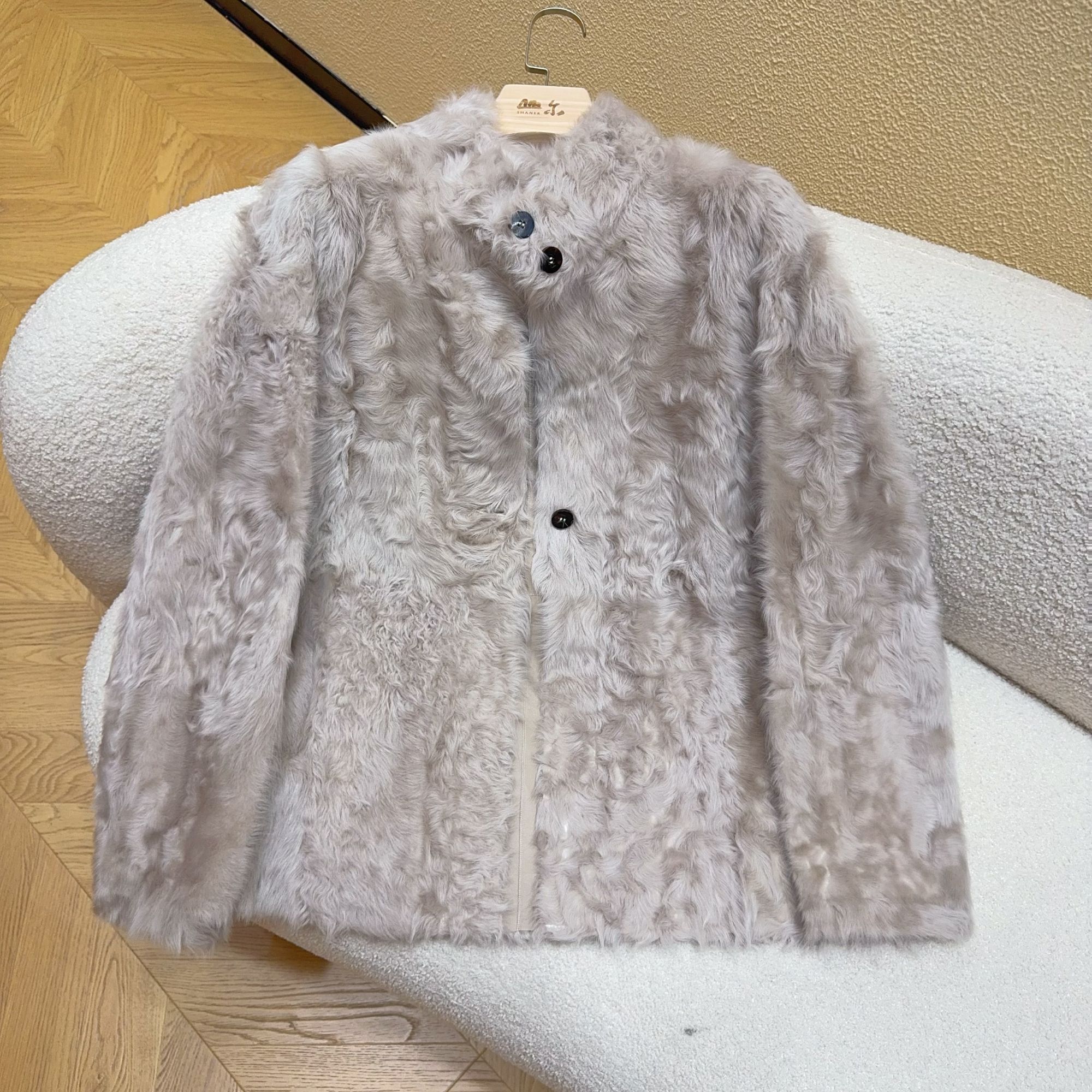 山.尔【罗拉】两面穿 稀缺小湖羊皮毛一体秋冬外套