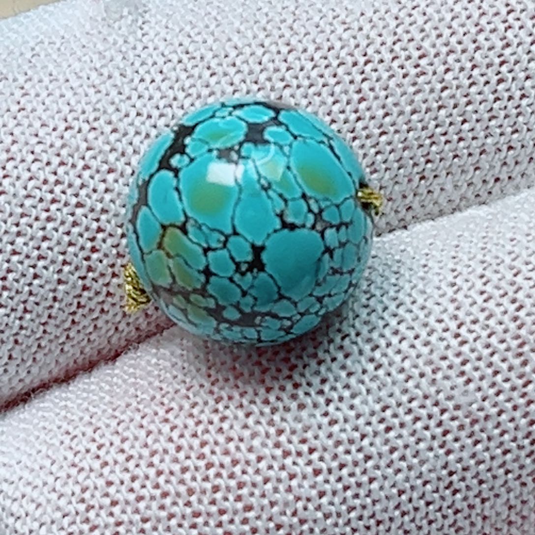 绿松石未镶嵌13圆珠