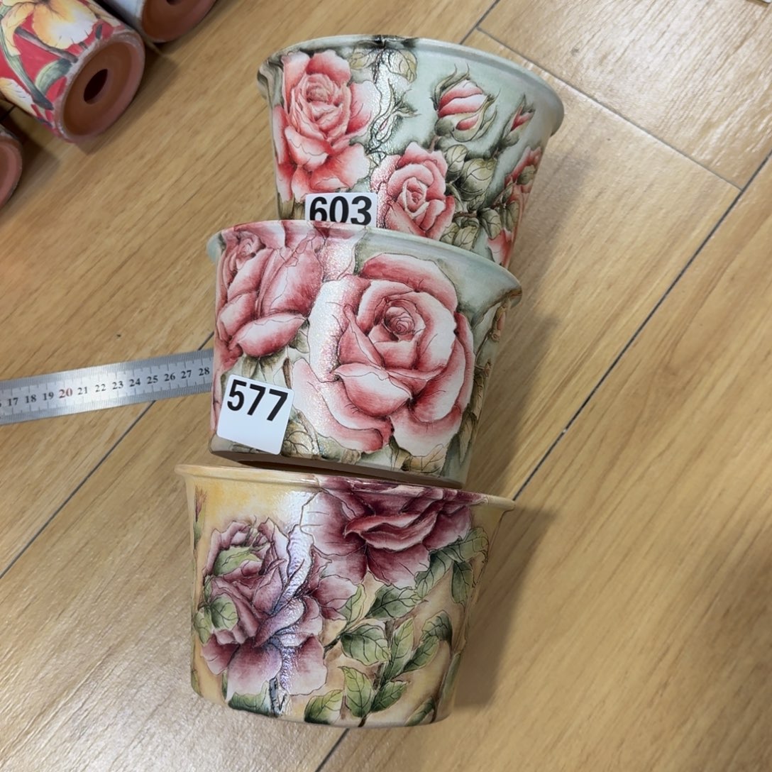 辰***熙补差价链接花盆手绘花盆手绘