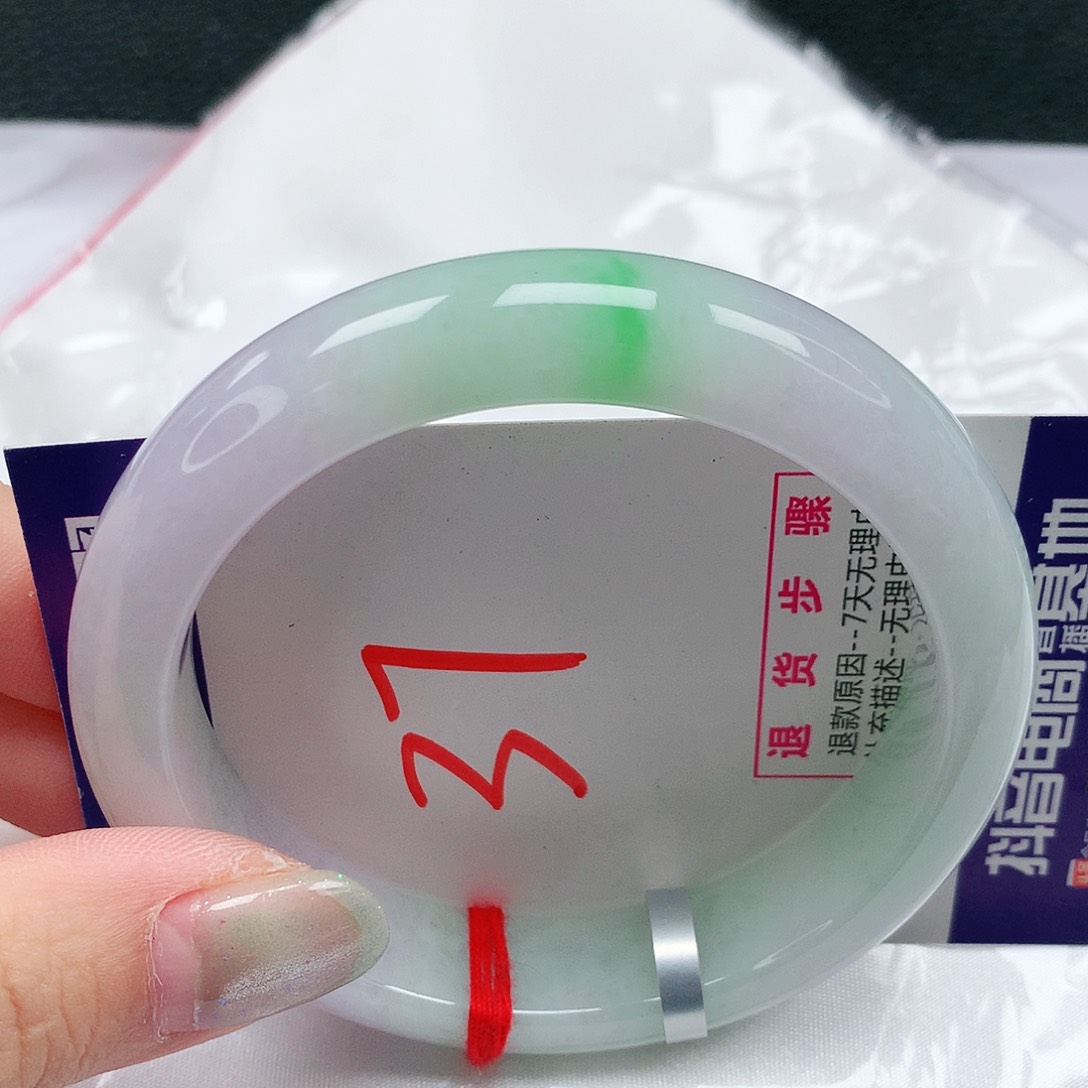 翡翠手镯未镶嵌58圈缅甸天然A货