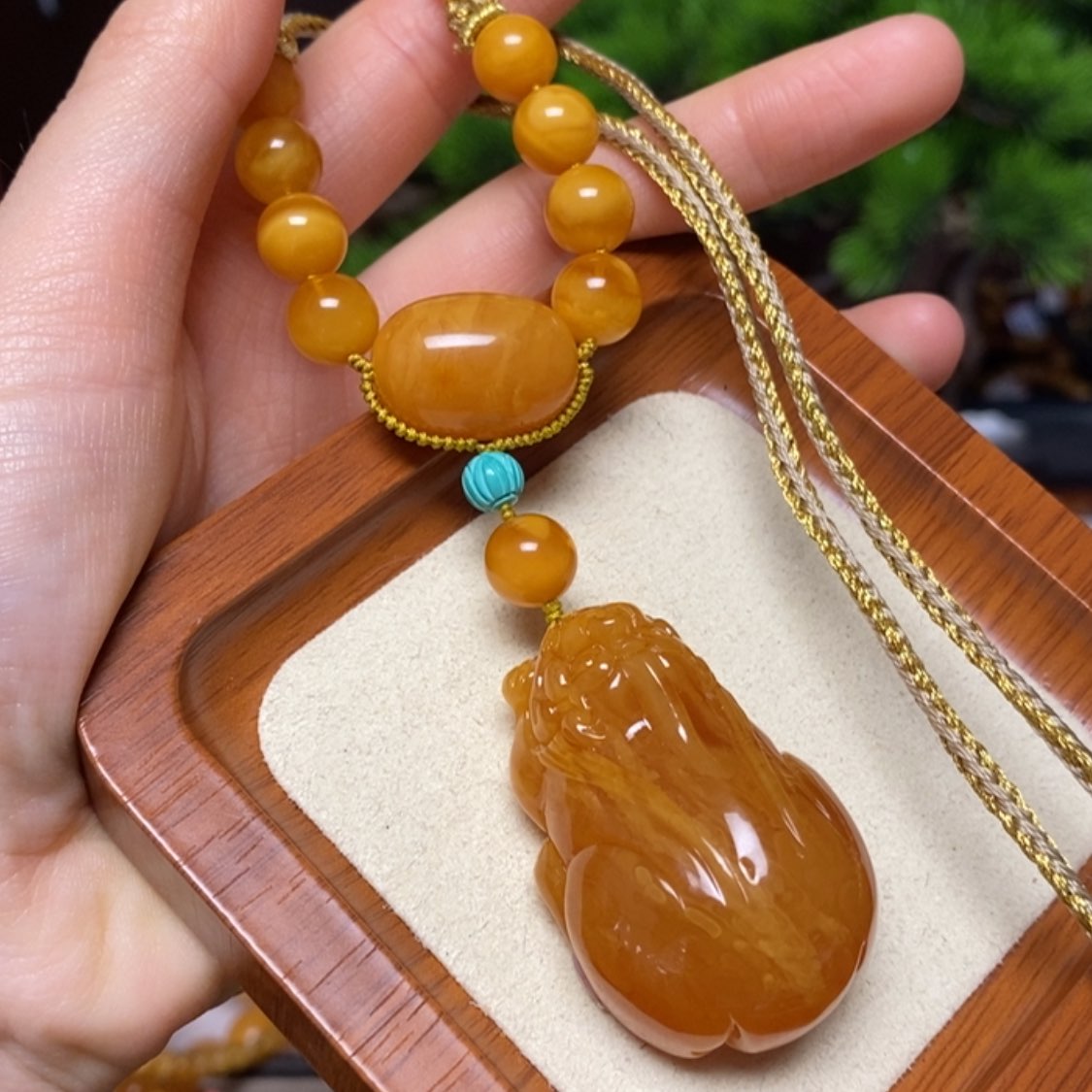 【闪购商品】蜜蜡颈饰未镶嵌项链