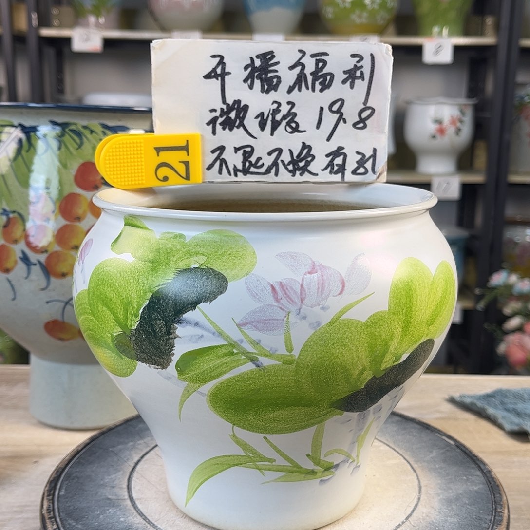 罐1xc景德镇陶瓷花盆