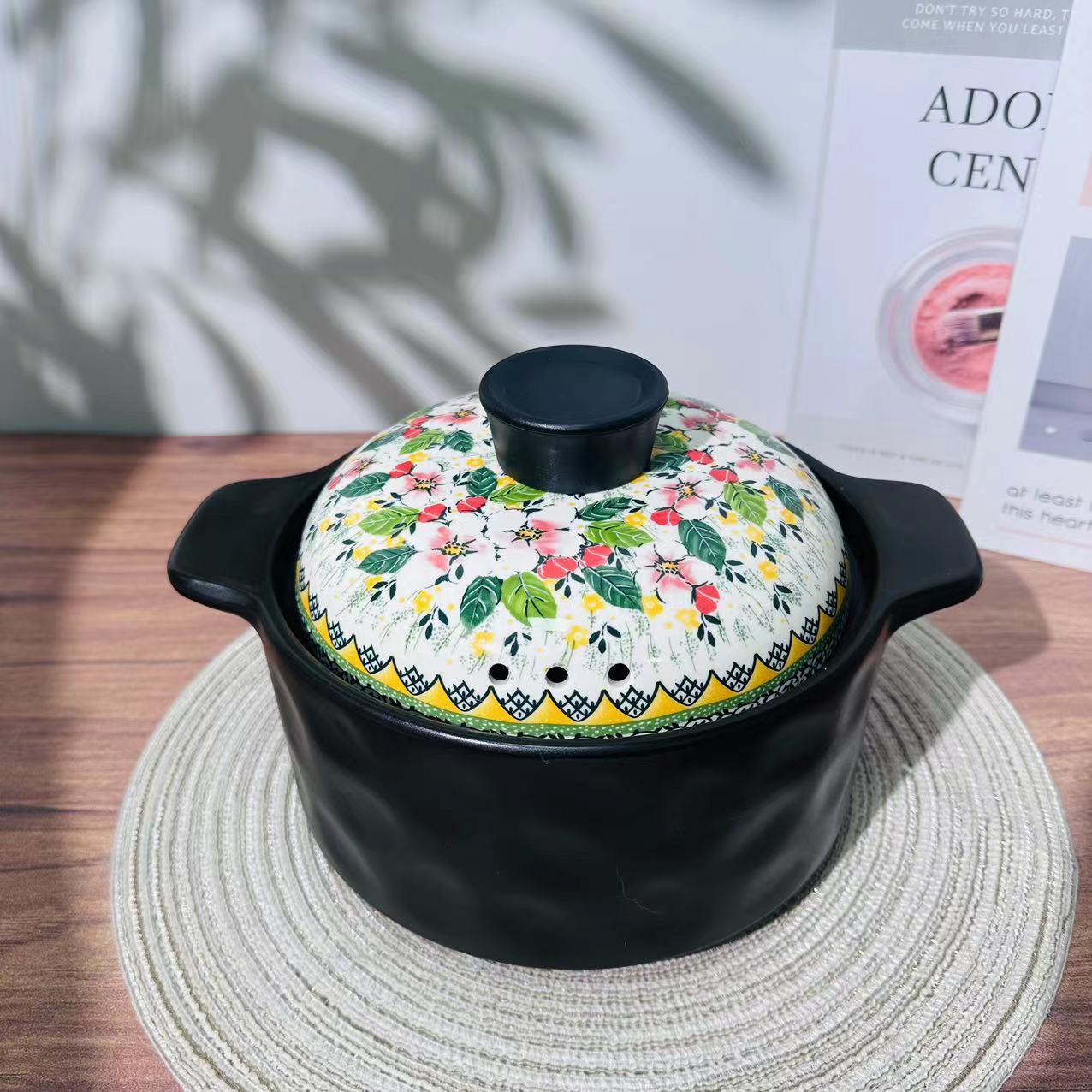 梧桐花-2.6升砂锅可明火烧