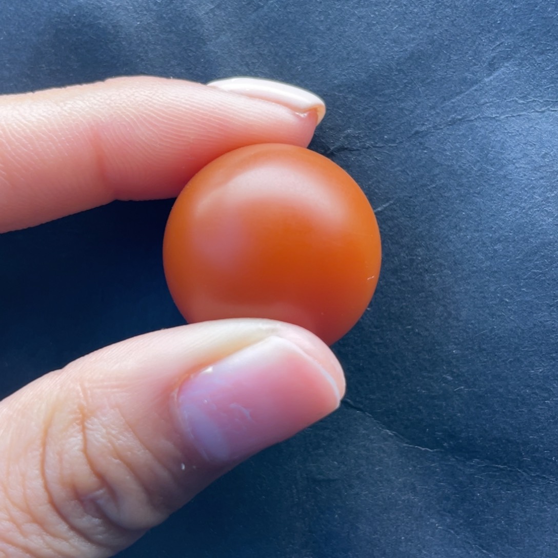 石英质玉黄蜡石珠子未镶嵌?****?