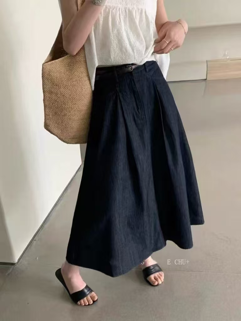 拾光家牛仔半裙4146