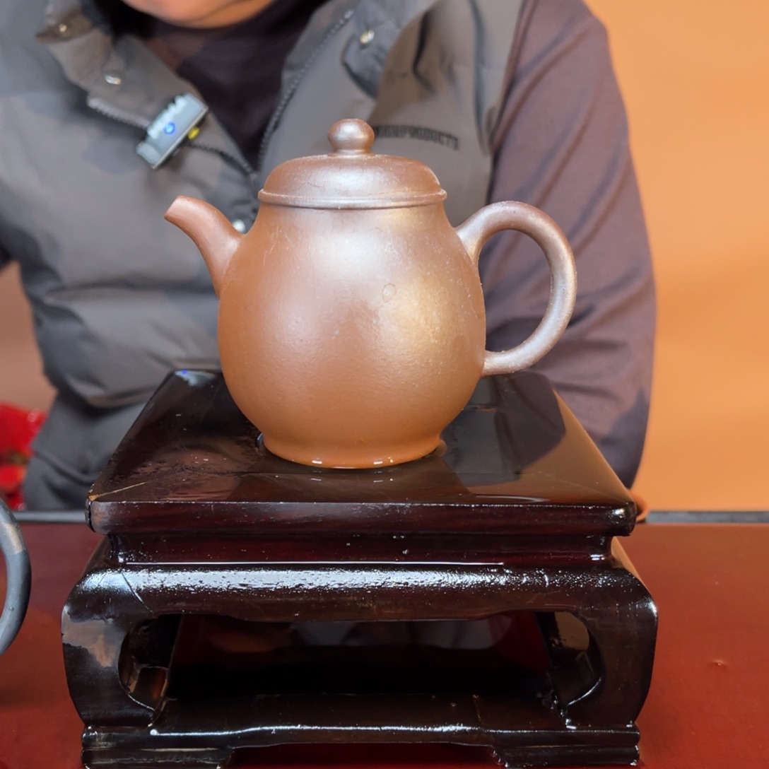 茶壶紫砂高端160cc红泥清式茶壶