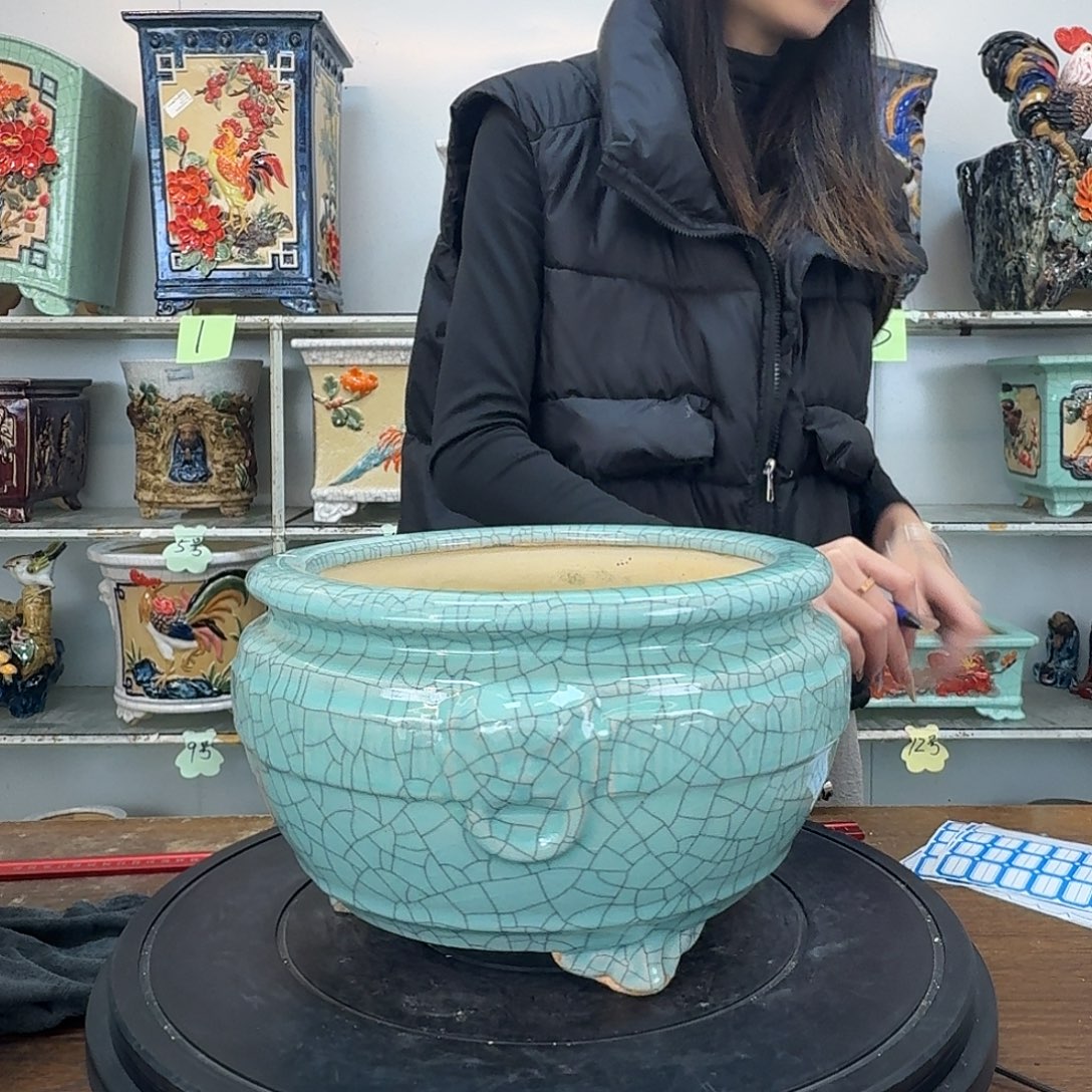 来***圈内口21内深13.5石湾盆