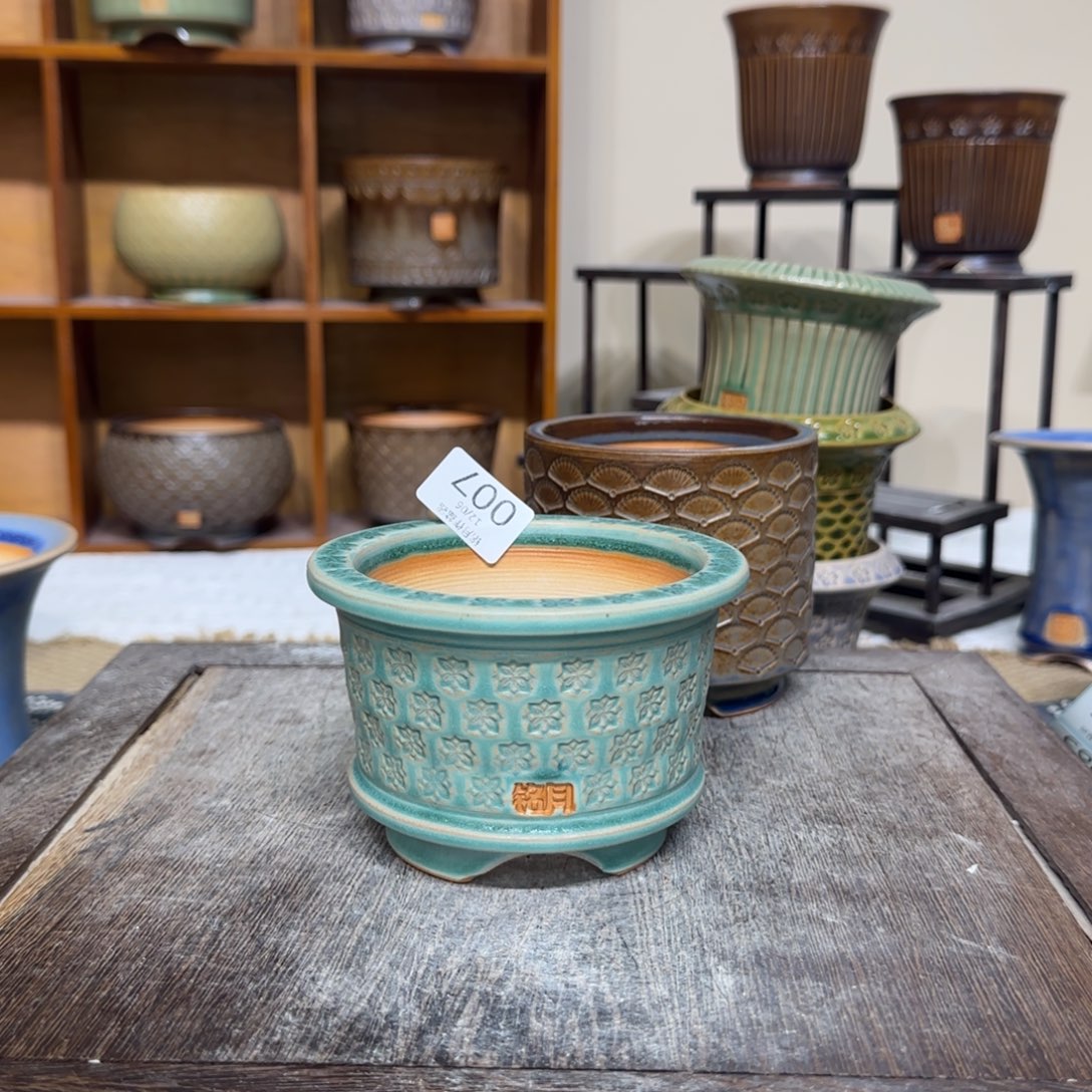 ****》手工花盆 007 内口口径 8.5 cm 