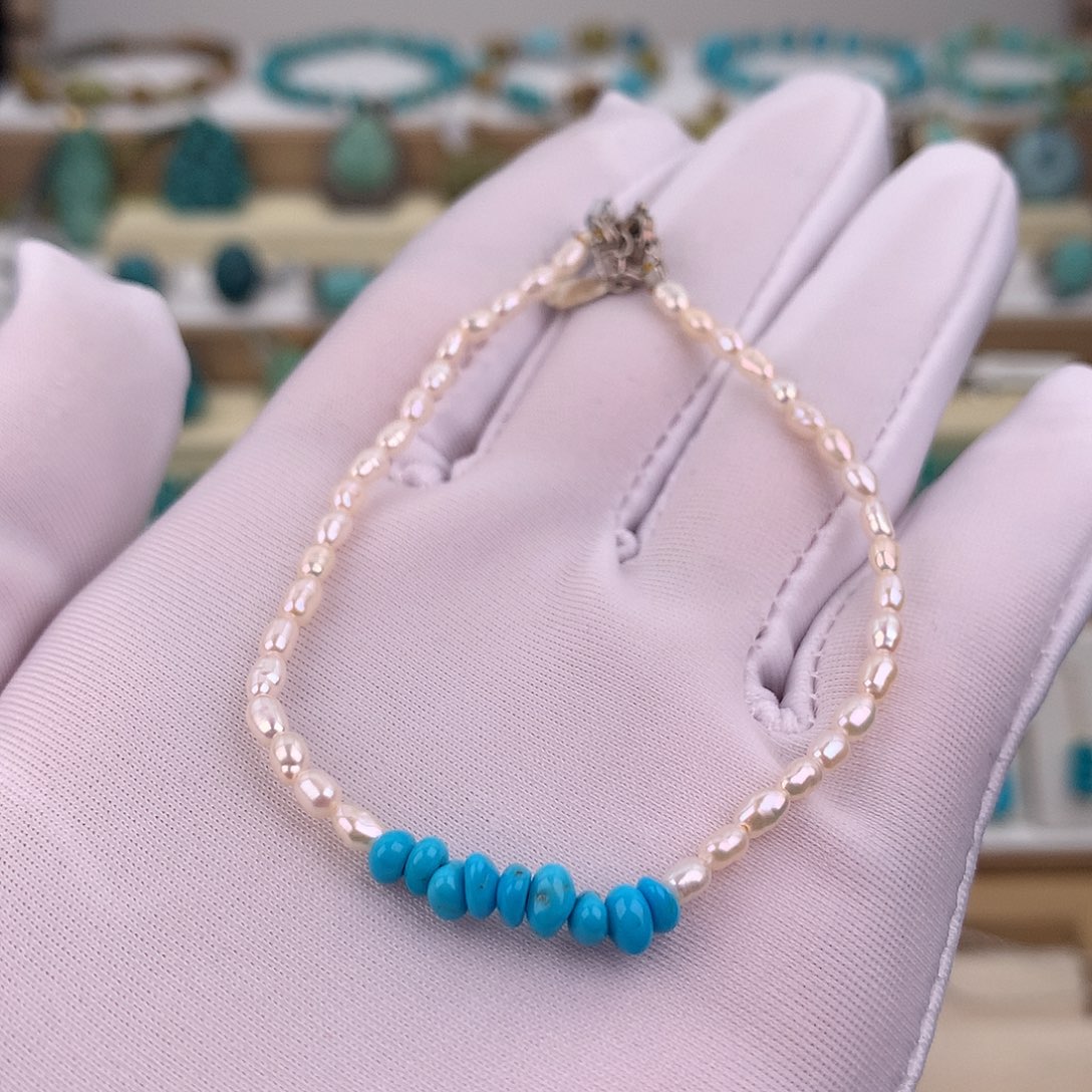 绿松石未镶嵌手链