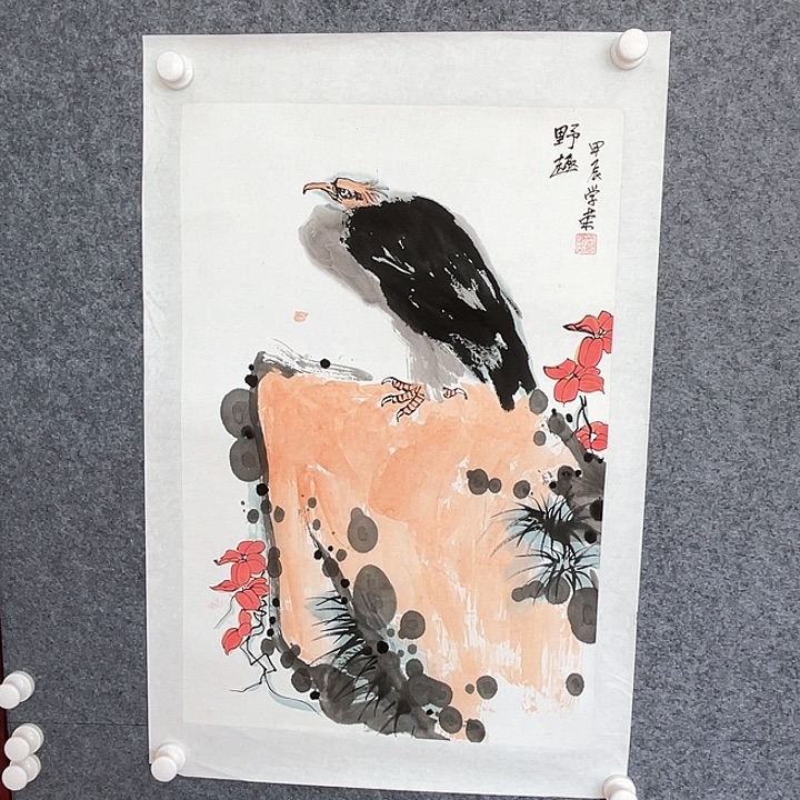 国画李学荣作品国画