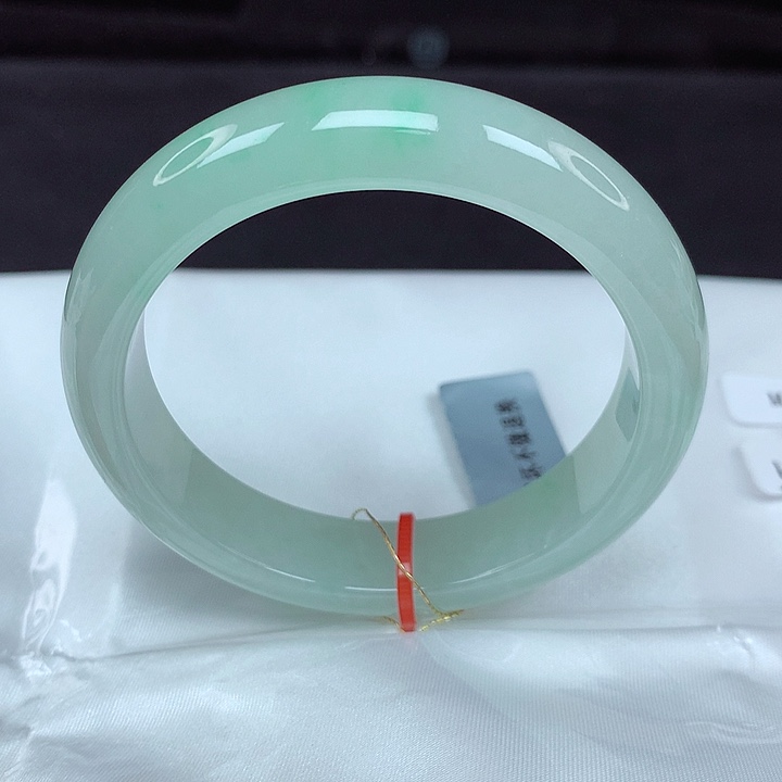 翡翠未镶嵌手镯54圈885