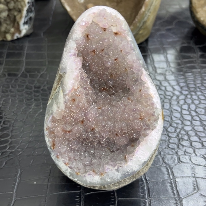 水晶珠宝半成品未镶嵌紫牙软簇