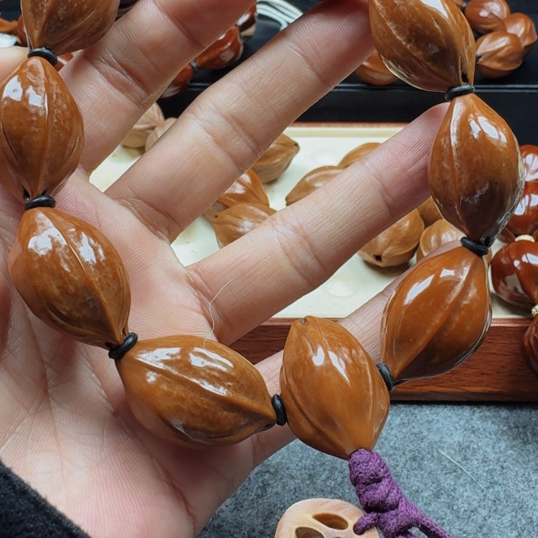 橄榄核手串/手链切*19 梅林铁核