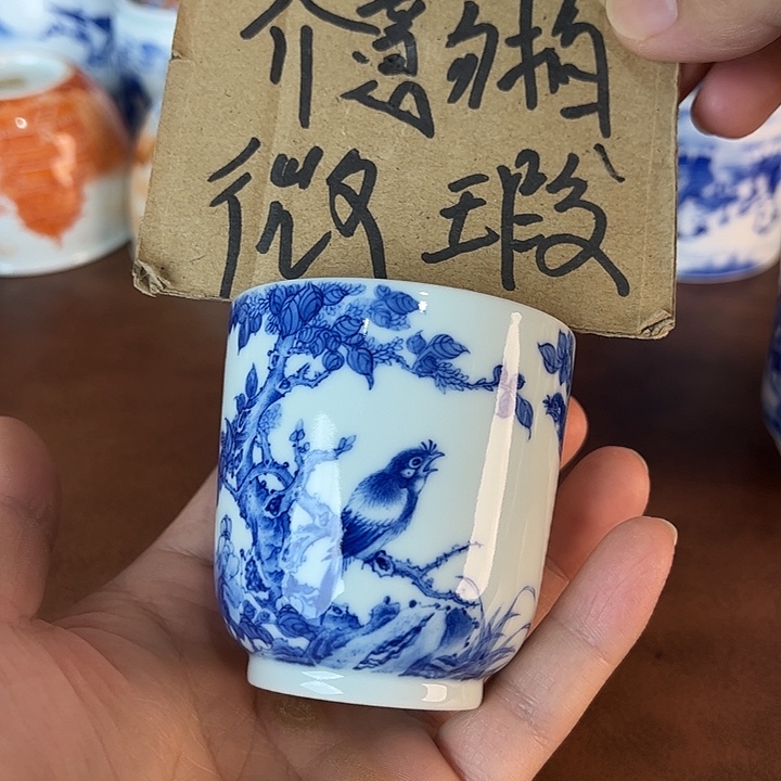 瓷片景德镇全手工手绘陶瓷