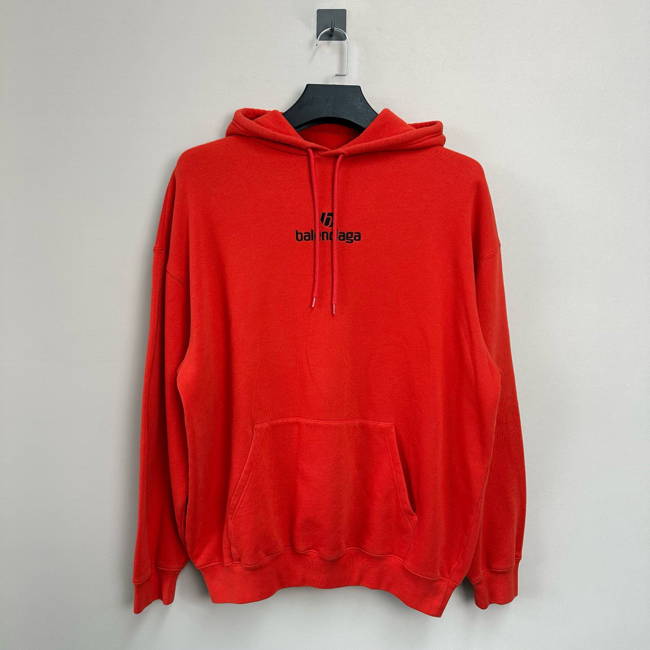99新 Balenciaga/巴黎世家 足球刺绣帽衫/S码/公价6900