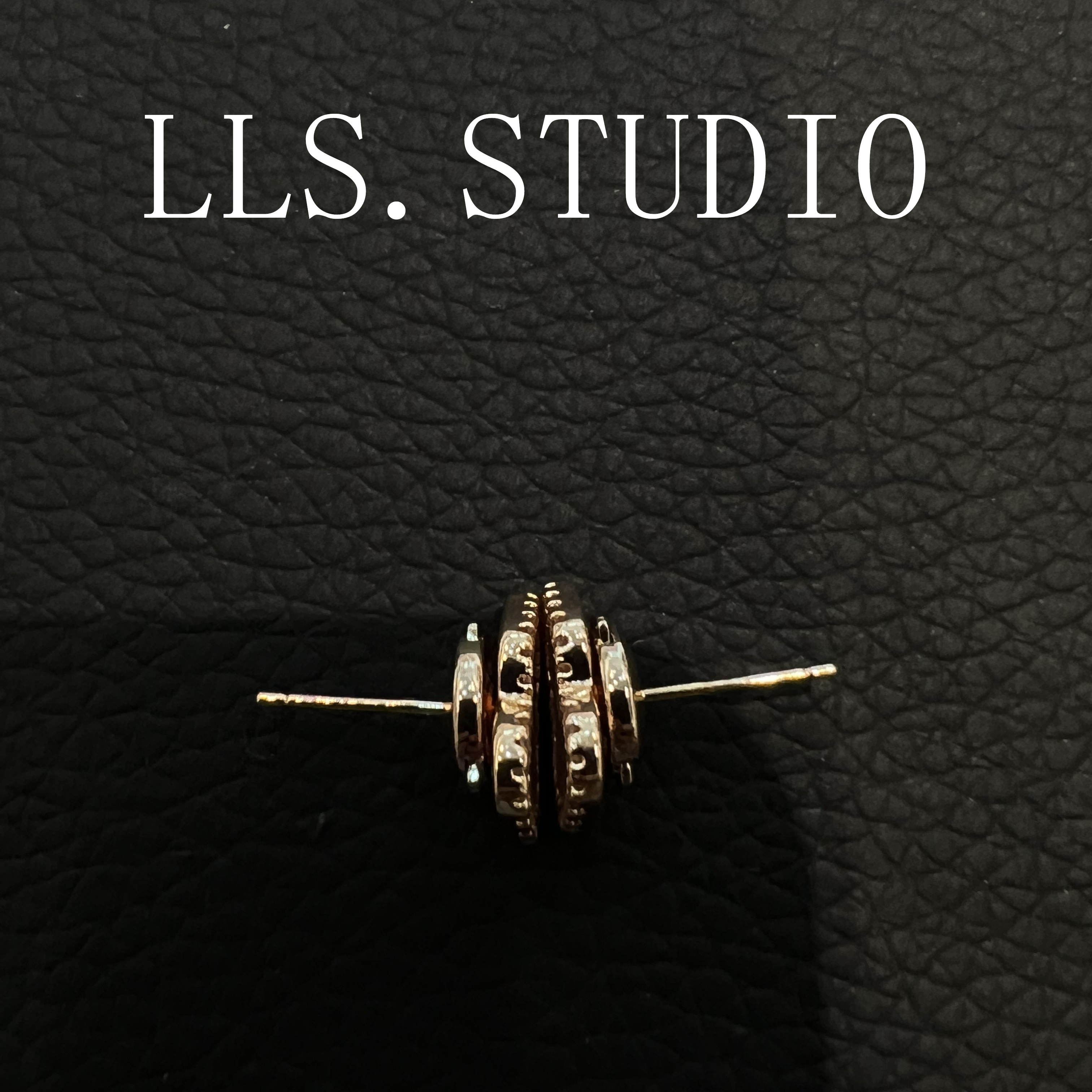 s925银针耳饰 葫芦  7122