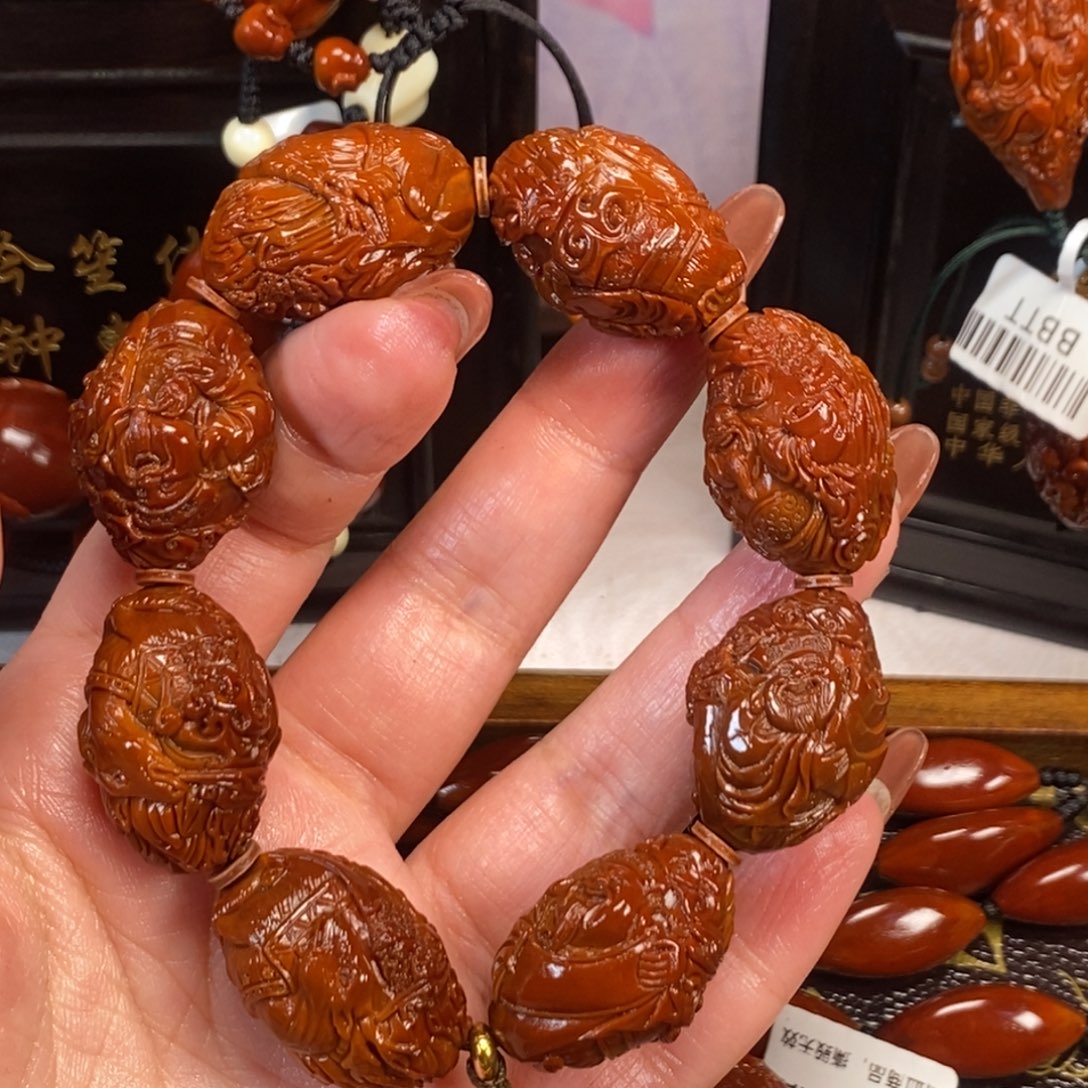 1***斤吊坠橄榄核风景财神1111