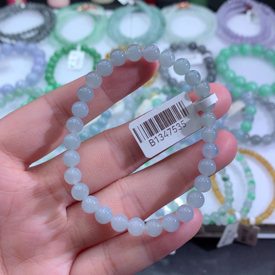 翡翠手链未镶嵌天然