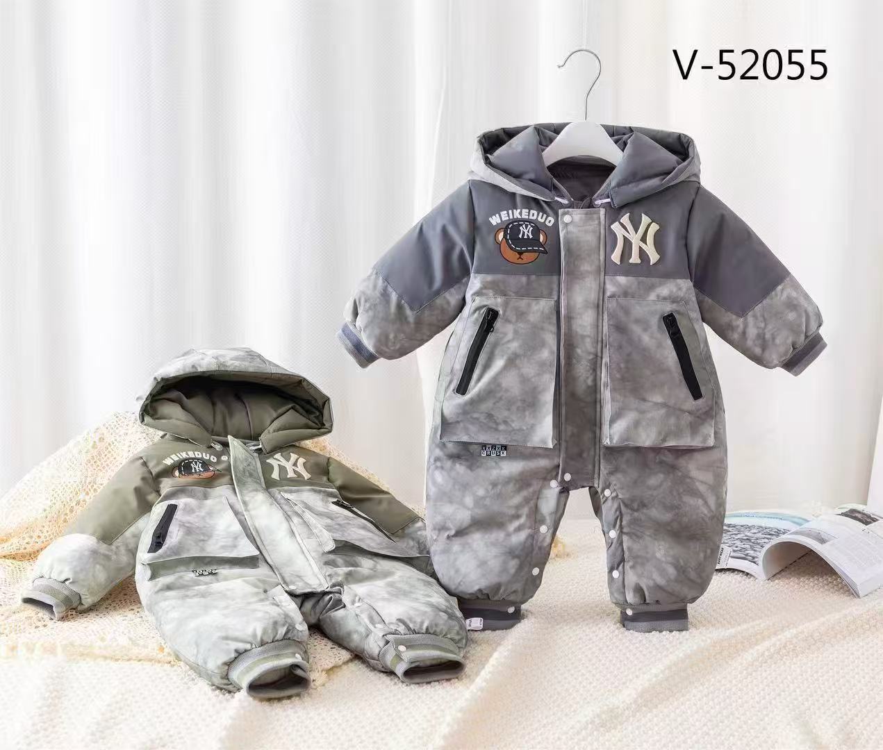 【蓝色王国】冬季爬服外套拉链卡通斜襟单排扣冬款秋冬