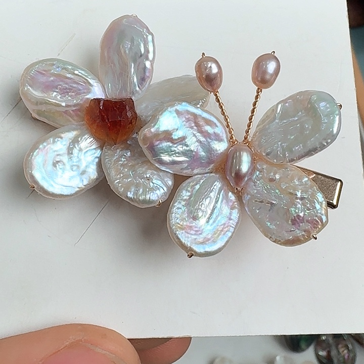 未镶嵌淡水珍珠发饰