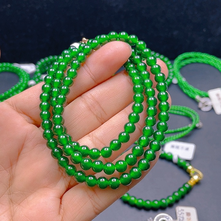 颈饰未镶嵌翡翠A货卡5.5