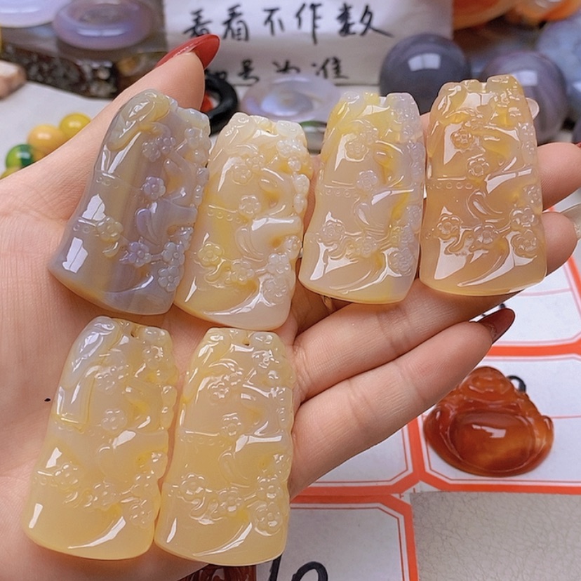 【闪购商品】未镶嵌玛瑙/玉髓珠宝半成品用****5