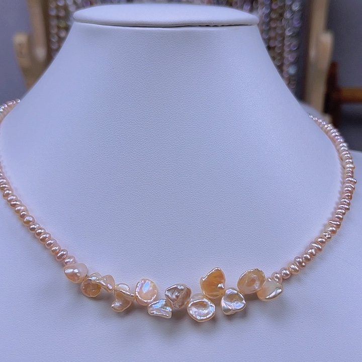 淡水珍珠手绳合金