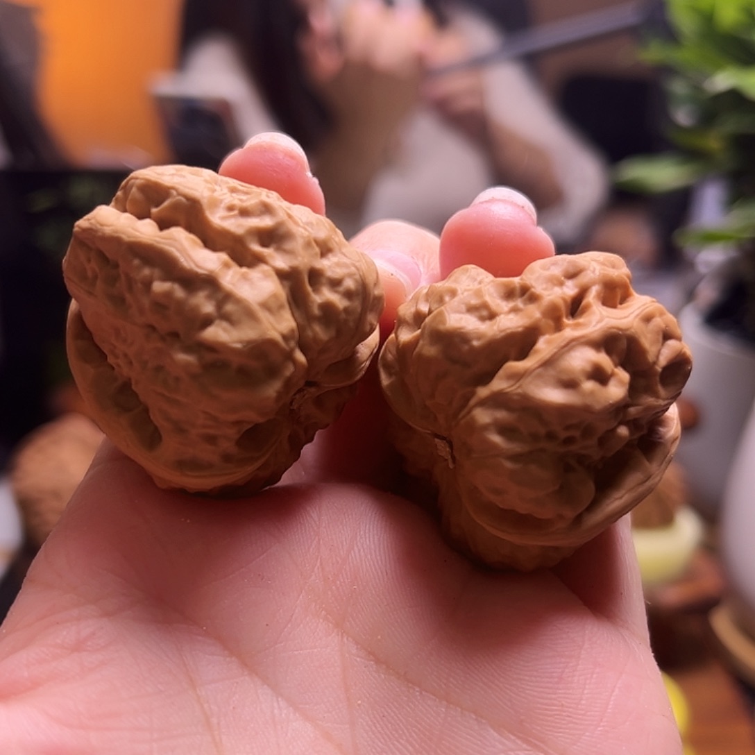 文玩核桃把件35尺蛤蟆15